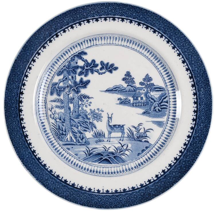 Lowestoft Deer (No Trim) Salad Plate