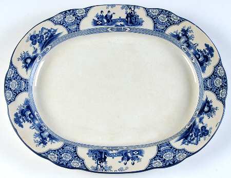 Ming 15" Oval Serving Platter