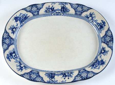 Ming 17" Oval Serving Platter
