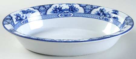 Ming 10" Oval Vegetable Bowl
