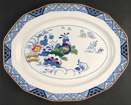 Netherlands 17" Oval Serving Platter