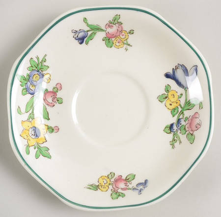 Old Staffordshire Saucer for Bouillon Cup