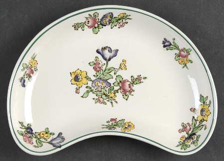 Old Staffordshire Crescent Salad Plate