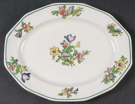 Old Staffordshire 8" Oval Serving Platter
