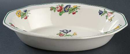 Old Staffordshire 10" Oval Vegetable Bowl