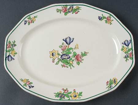 Old Staffordshire 11" Oval Serving Platter