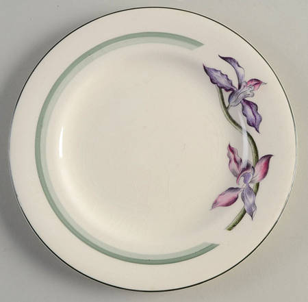 Orchids Salad Plate