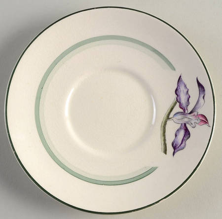 Orchids Saucer for Cream Soup Bowl