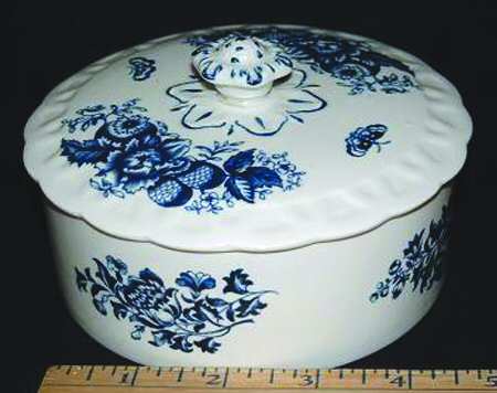 Peony Blue Candy Box & Lid