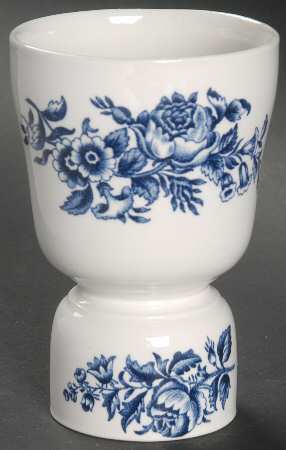 Peony Blue Double Egg Cup