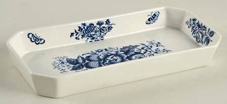 Peony Blue 7" Rectangular Tray