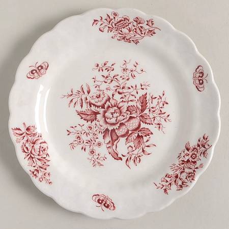 Peony Pink Bread & Butter Plate