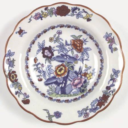 Pompadour (Scalloped) Saucer for Flat Cup