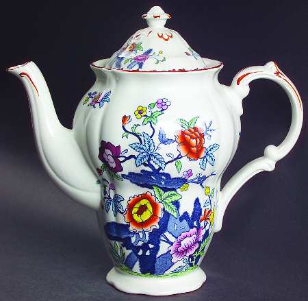 Pompadour (Scalloped) Coffee Pot & Lid