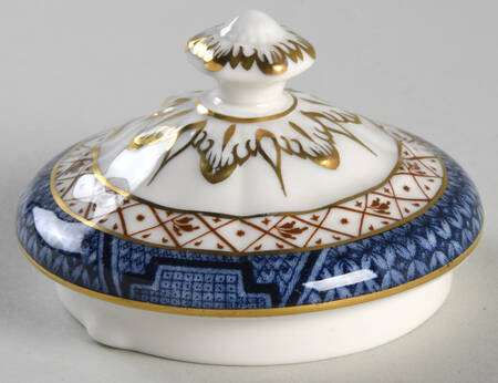Real Old Willow Blue Lid for Teapot
