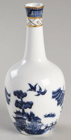 Real Old Willow Blue Bud Vase