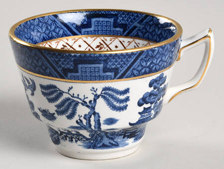 Real Old Willow Blue Flat Cup