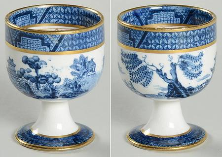 Real Old Willow Blue Single Egg Cup