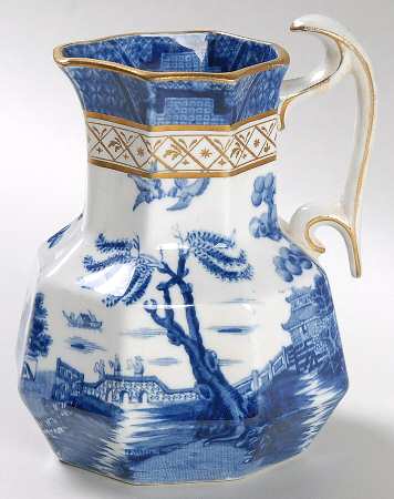 Real Old Willow Blue 12 Oz Pitcher