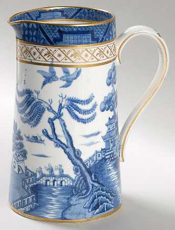 Real Old Willow Blue 32 Oz Pitcher