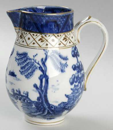 Real Old Willow Blue Creamer by Booths