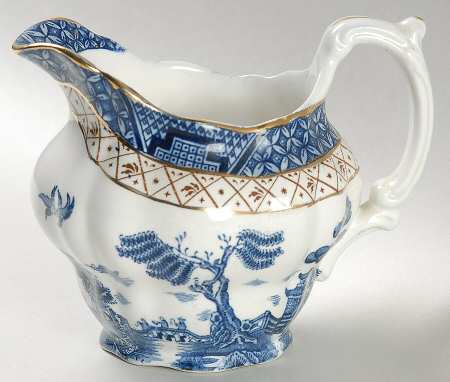 Real Old Willow Blue Creamer