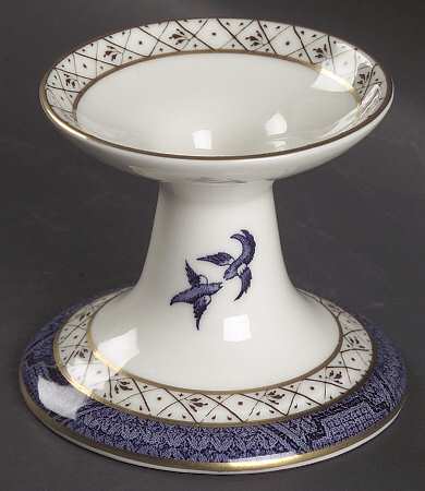 Real Old Willow Blue 3" Candlestick