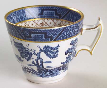 Real Old Willow Blue Flat Demitasse Cup