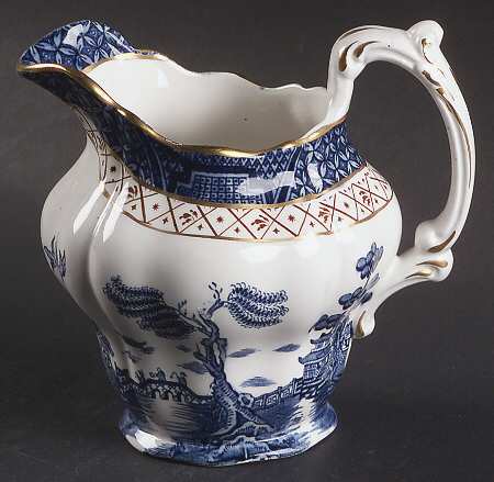 Real Old Willow Blue Creamer