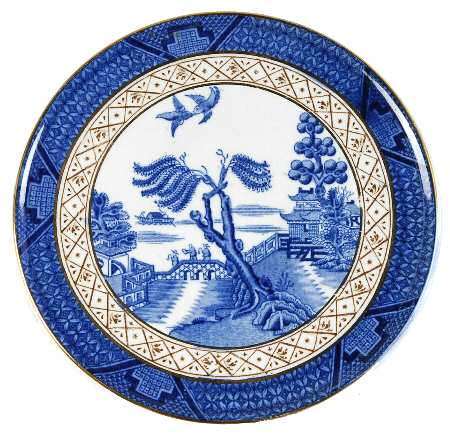 Real Old Willow Blue Tea Tile