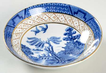 Real Old Willow Blue Fruit/Dessert (Sauce) Bowl