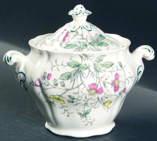Rock Rose Sugar Bowl & Lid
