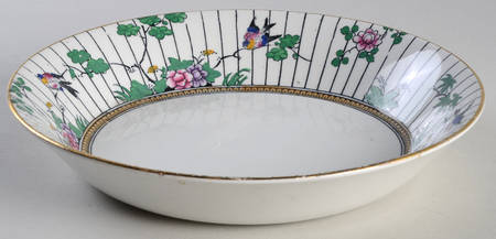 Springtime (Gold Trim) Coupe Soup Bowl