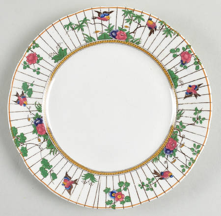 Springtime (Gold Trim) Bread & Butter Plate