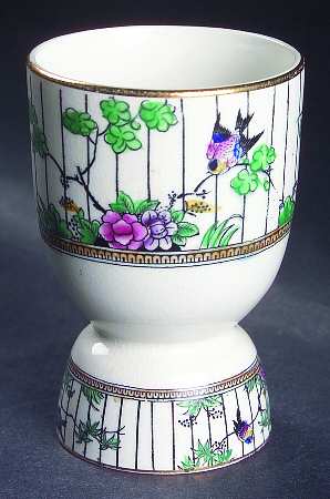 Springtime (Gold Trim) Double Egg Cup