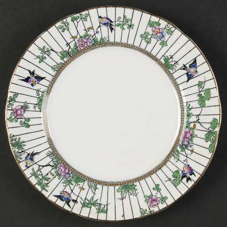 Springtime (Gold Trim) Bread & Butter Plate