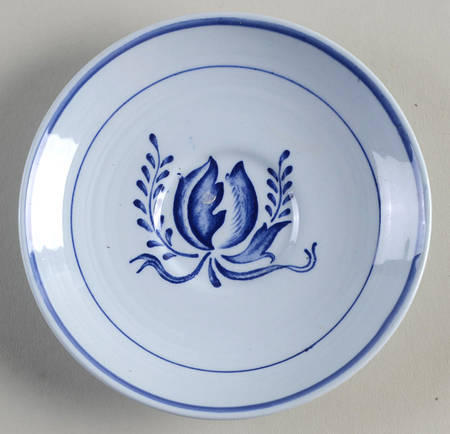 Tulip Blue Saucer for Demitasse Cup