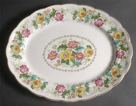 Victoria 15" Oval Serving Platter