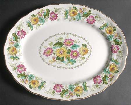 Victoria 16" Oval Serving Platter