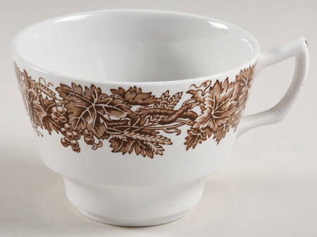 Vine and Wheat Brown Oversized Cup