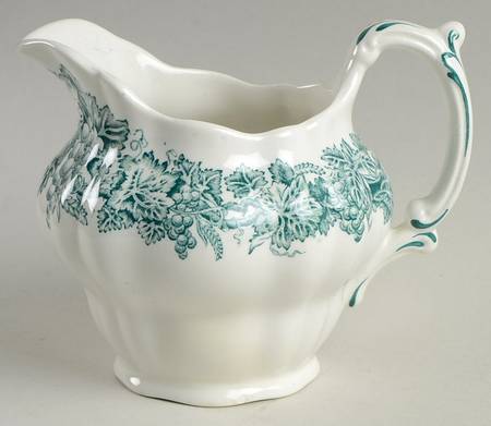Vine and Wheat Green Creamer