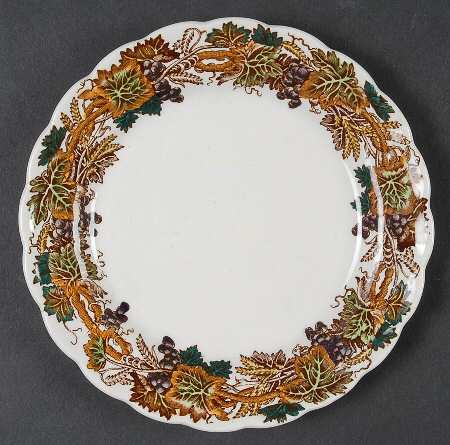 Vine and Wheat Multi Bread & Butter Plate