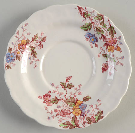 Washington (Multicolor, Scalloped) Saucer for Cream Soup Bowl