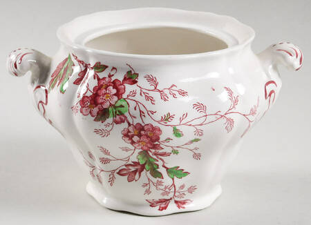 Washington (Multicolor, Scalloped) Sugar Bowl No Lid