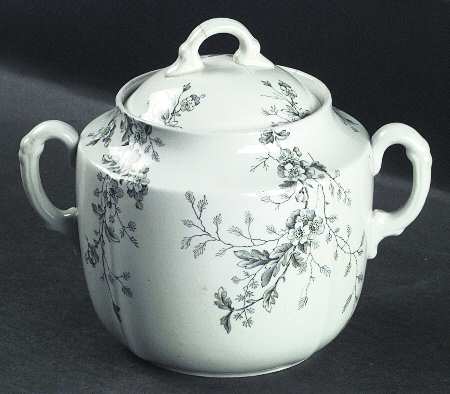 Washington Gray Tea Caddy & Lid