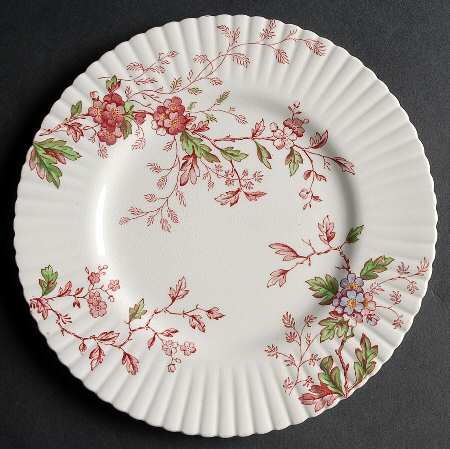 Washington (Multicolor, Ribbed) Salad Plate