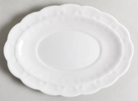 White Majestic Underplate for Gravy Boat