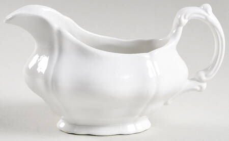 White Majestic Gravy Boat