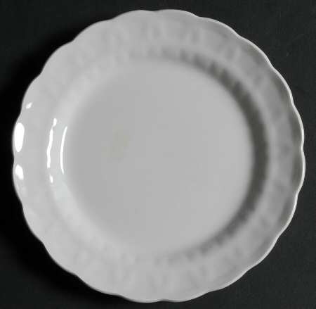 White Majestic Bread & Butter Plate