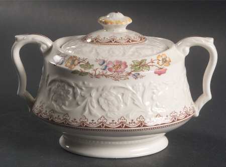 Wild Rose Sugar Bowl & Lid